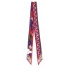 IRIS AND DIAMOND PRINT SCARF