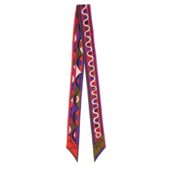 IRIS AND DIAMOND PRINT SCARF