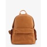 Travel leather backpack