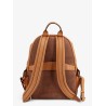 Travel leather backpack