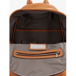 Travel leather backpack