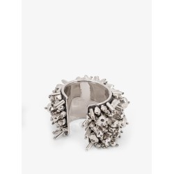 Brass bracelet with jewel embellishments
