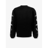 Cotton sweatshirt with distressed effect