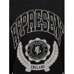 Cotton sweatshirt with distressed effect