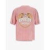 Cotton T-shirt with distressed effect