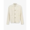 Wool and cotton ribbed cardigan