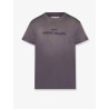 Cotton T-shirt with rewashed effect
