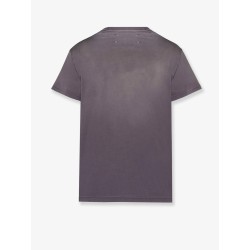 Cotton T-shirt with rewashed effect
