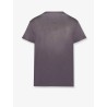 Cotton T-shirt with rewashed effect