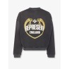 Cotton sweatshirt with distressed effect