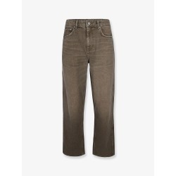 Jeans with rewashed effect