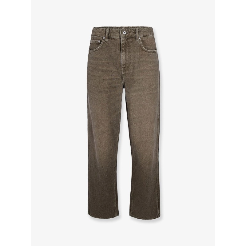 Jeans with rewashed effect