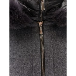 Pegaso-Cwr sleeveless wool and cashmere coat