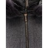 Pegaso-Cwr sleeveless wool and cashmere coat