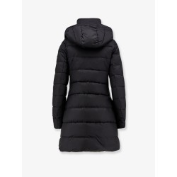 Long nylon down jacket