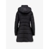 Long nylon down jacket