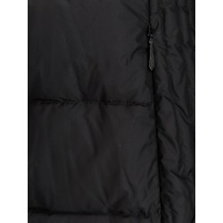 Long nylon down jacket