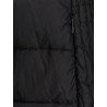 Long nylon down jacket