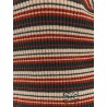 Striped stretch wool sweater