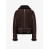 Suede jacket with GG motif
