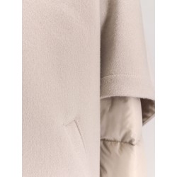 Pegaso-Cwr sleeveless wool and cashmere coat