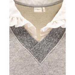 Cotton blend sweater