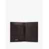 Crocodile-print leather wallet