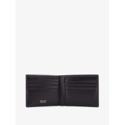 Crocodile-print leather wallet