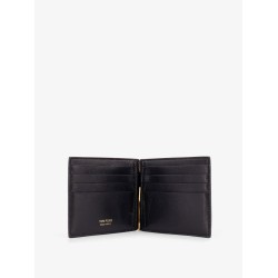 Crocodile-print leather wallet
