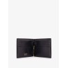 Crocodile-print leather wallet