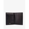Crocodile-print leather wallet