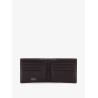 Crocodile-print leather wallet