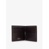 Crocodile-print leather wallet