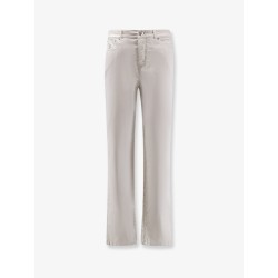 Stretch cotton trousers