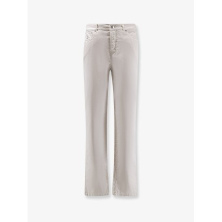 Stretch cotton trousers