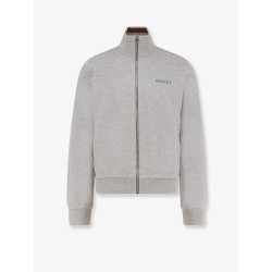 Cotton piquet sweatshirt