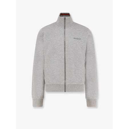 Cotton piquet sweatshirt