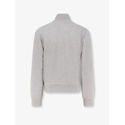 Cotton piquet sweatshirt