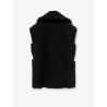 Bormida alpaca and wool sleeveless coat