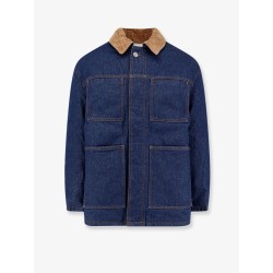 Padded denim jacket
