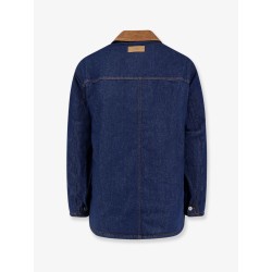 Padded denim jacket