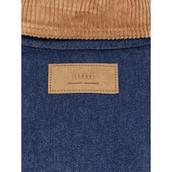 Padded denim jacket