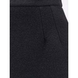 Wool pencil skirt