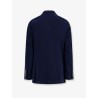 Deconstructed one-and-a-half-breasted corduroy blazer