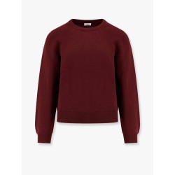 Cachemire sweater with logo embroidery