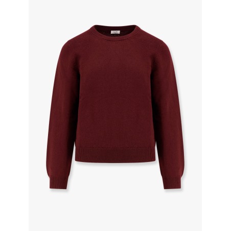 Cachemire sweater with logo embroidery