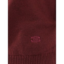 Cachemire sweater with logo embroidery