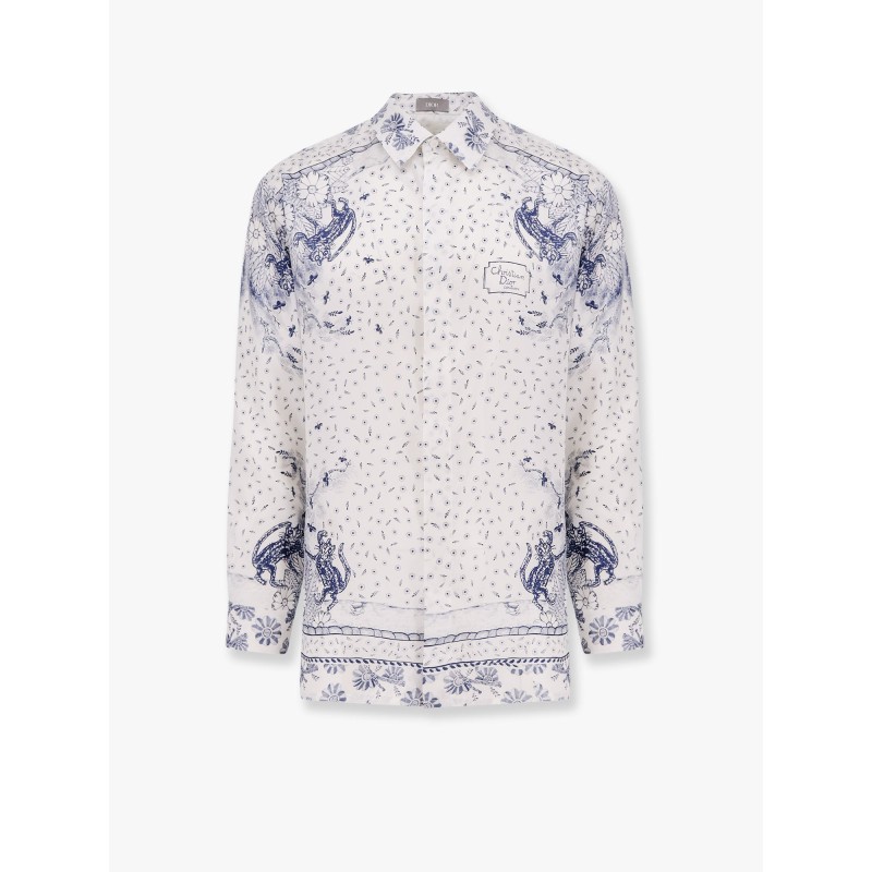 Dior and hylton nel silk shirt