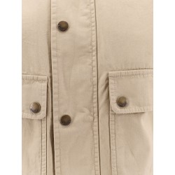 Organic cotton jacket with check lining