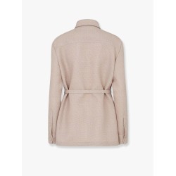 Ff diagonal 3d wool blazer